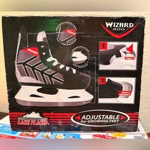Lake Placid Wizard 400 Youth Hockey Ice Skates Size 13-3 Adjustable NEW